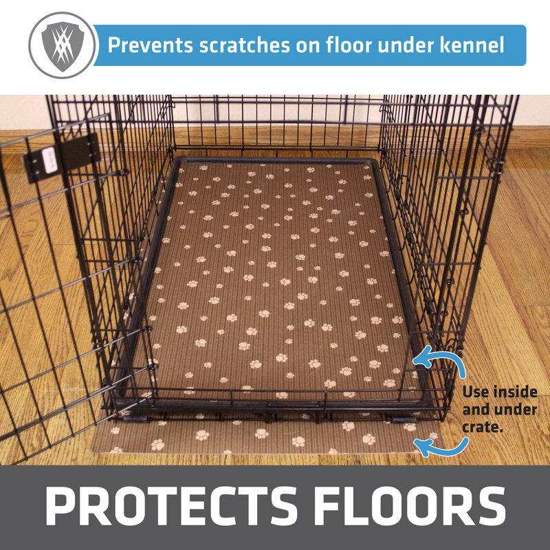 Tucker Murphy Pet Lauren Dog Crate Mat Kennel Liner Absorbent Waterproof Machine Washable Reviews Wayfair Canada